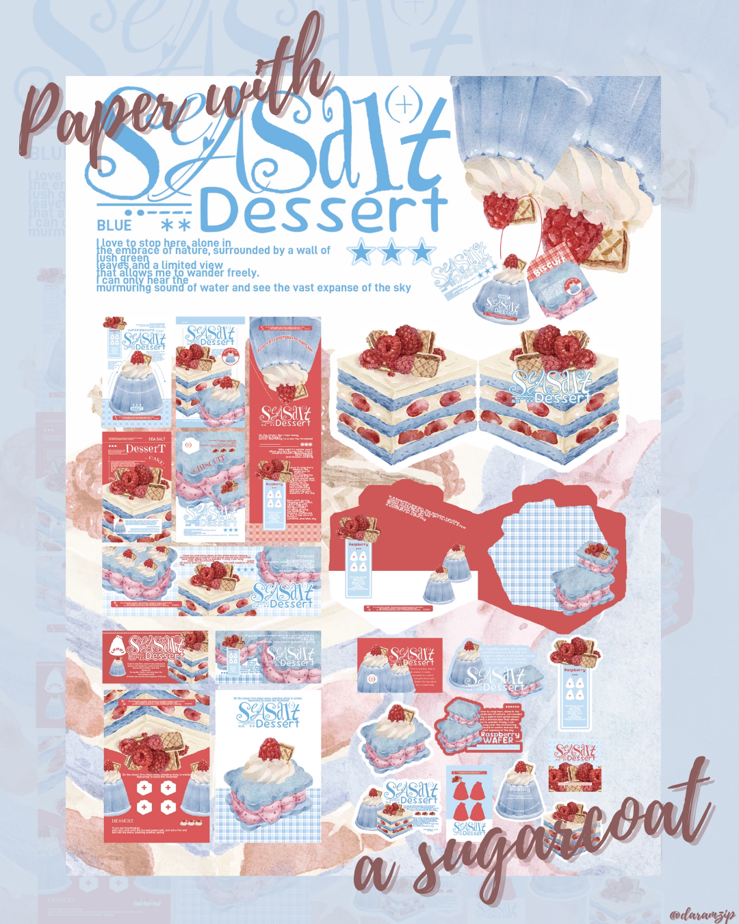 Salted Berry Stationery Kit